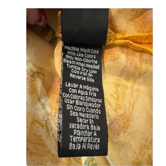 Hawaiian Palm Tree Hula Girl Short Sleeve Shirt Small - Picture 8 of 12